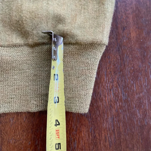 EILEEN FISHER Medium Green VNeck 100% Merino Wool Split Side Hem SweaterREAD - Picture 8 of 11